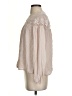 Express 100% Polyester Tan Long Sleeve Blouse Size S - photo 5