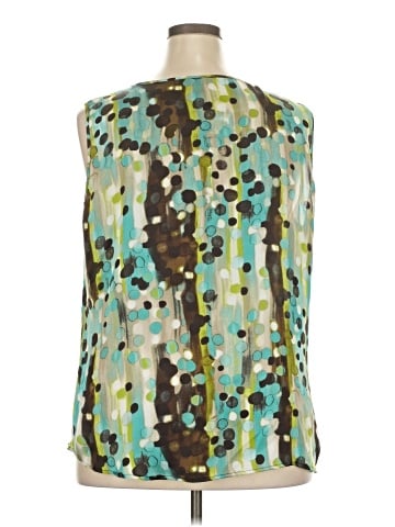 Roz & Ali Sleeveless Blouse (view 2)