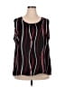 Unbranded 100% Polyester Black Sleeveless T-Shirt Size 18 - 20 - photo 1