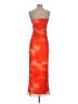 Unbranded Tie-dye Red Orange Cocktail Dress Size S - photo 2
