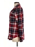 Bobbie Brooks Plaid Red Long Sleeve Button-Down Shirt Size M - photo 5