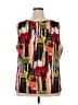 Cj Banks 100% Polyester Red Sleeveless Blouse Size 2X - photo 2