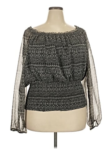 Charter Club Long Sleeve Blouse (view 1)