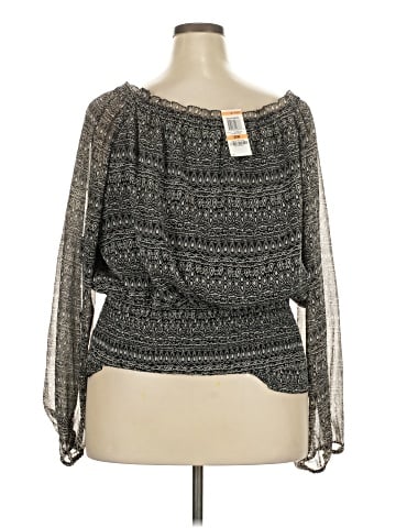Charter Club Long Sleeve Blouse (view 2)