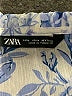 Zara Floral Blue 3/4 Sleeve Blouse Size M - photo 7