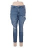 Old Navy Solid Blue Jeans Size 16 - photo 1