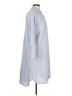 PureDKNY Blue 3/4 Sleeve Button-Down Shirt Size L - photo 4