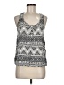 Timing 100% Rayon Silver Sleeveless Blouse Size M - photo 1