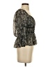 Central Park West Black 3/4 Sleeve Blouse Size S - photo 4