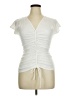 Max Studio Ivory Short Sleeve Top Size XL - photo 1
