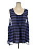 Torrid 100% Polyester Blue Sleeveless Blouse Size 5X Plus (5) - photo 1