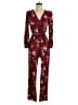 Xhilaration Print Burgundy Jumpsuit Size S - photo 1