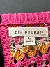 Blu Pepper 100% Cotton Color Block Pink Pullover Sweater Size L - photo 7