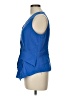 Shein 100% Polyester Blue Sleeveless Blouse Size 12 - photo 5