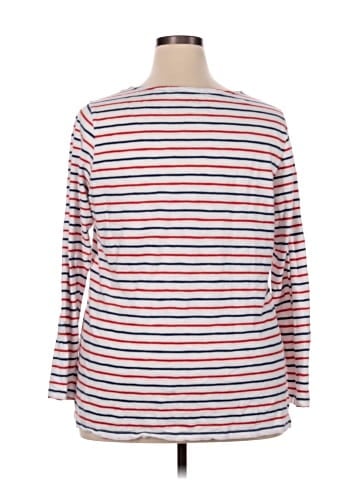 Old Navy Plus 3/4 Sleeve T-Shirt (view 2)