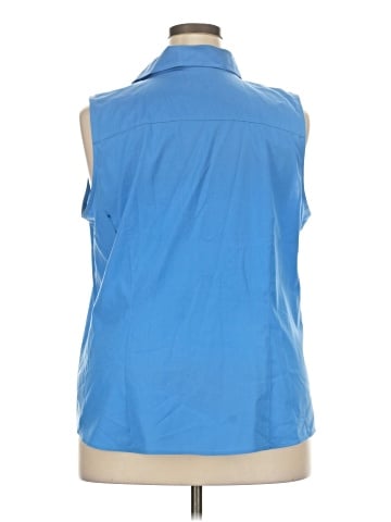 Talbots Sleeveless Button-Down Shirt (view 2)