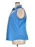 Talbots Blue Sleeveless Button-Down Shirt Size 18 - photo 5