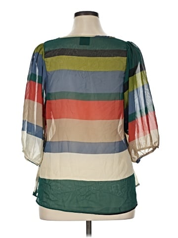 Bobeau 3/4 Sleeve Blouse (view 2)