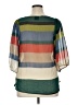 Bobeau 100% Polyester Color Block Green 3/4 Sleeve Blouse Size XL - photo 2
