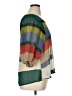 Bobeau 100% Polyester Color Block Green 3/4 Sleeve Blouse Size XL - photo 4