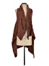 Krazy Kat 100% Polyester Brown Cardigan Size S - photo 1