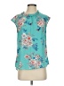 Daniel Rainn 100% Polyester Teal Sleeveless Blouse Size S - photo 1