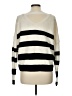 DKNY Jeans Stripes Ivory Pullover Sweater Size L - photo 2