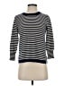 J.Crew 100% Cashmere Stripes Blue Cashmere Pullover Sweater Size S - photo 1
