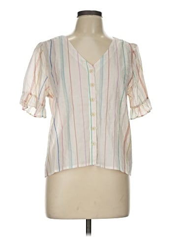 Madewell Short Sleeve Blouse (view 1)