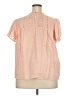 Ella Moss 100% Cotton Pink Short Sleeve Blouse Size XXL - photo 2