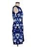 Ann Taylor 100% Polyester Graphic Blue Cocktail Dress Size 6 - photo 4