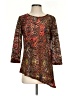Travel Elements Orange 3/4 Sleeve Top Size S - photo 1