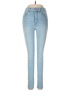 Express Hearts Blue Jeans Size 6 - photo 1