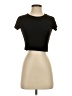 Zara Black Short Sleeve Turtleneck Size S - photo 1