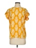 41Hawthorn 100% Polyester Yellow Short Sleeve Blouse Size S - photo 1
