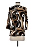 DressBarn Brown 3/4 Sleeve Blouse Size 4 - photo 2