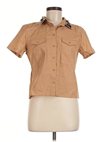 J.Crew Collection Short Sleeve Blouse (view 1)