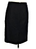 J.Crew 100% Wool Solid Black Wool Skirt Size 6 - photo 2