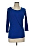 Vince Camuto Blue 3/4 Sleeve Top Size S - photo 1