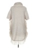 BCBGMAXAZRIA Silver Poncho Size M - photo 2