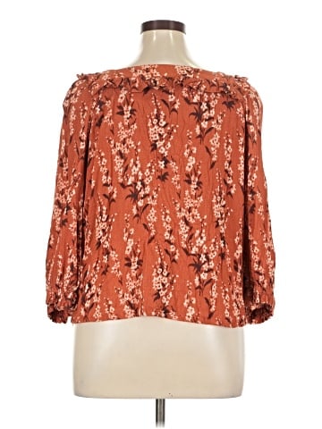 Garnet Hill 3/4 Sleeve Blouse (view 2)