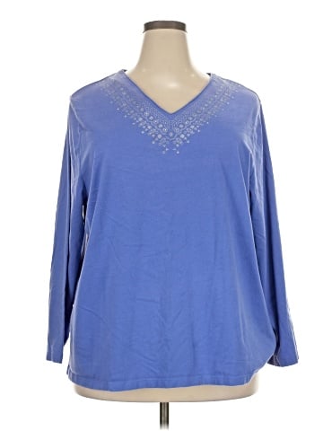 Liz & Me 3/4 Sleeve Blouse (view 1)