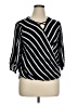 Maurices 100% Rayon Black 3/4 Sleeve Blouse Size XL - photo 1