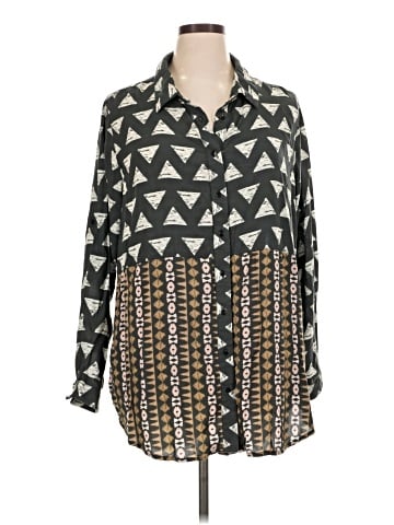 Tolani Collection Long Sleeve Blouse (view 1)