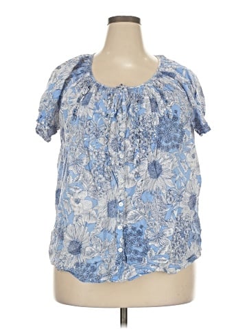 Van Heusen Short Sleeve Blouse (view 1)