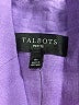 Talbots 100% Linen Purple Blazer Size 6 Petite - photo 6
