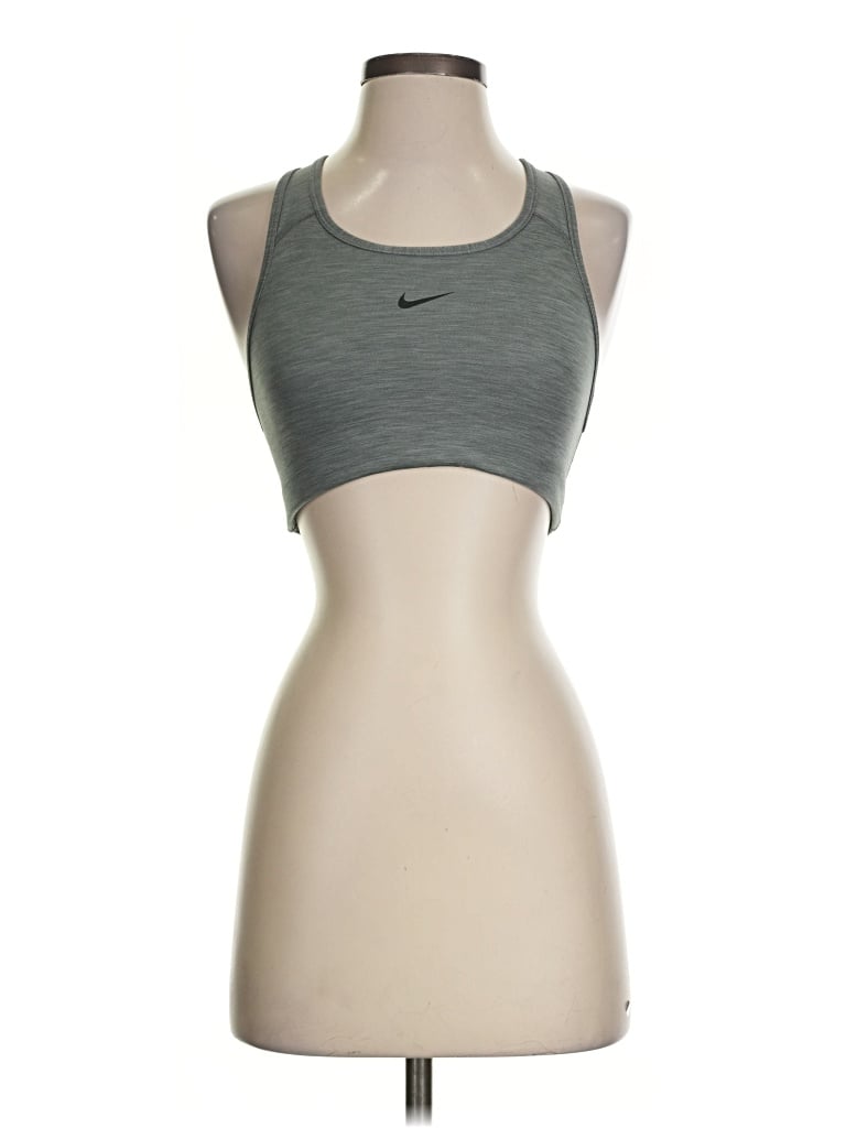 Pre-owned Nike Sports Bra In Gray
