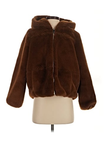 Zara TRF Faux Fur Jacket (view 1)