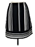 The Limited 100% Polyester Stripes Black Casual Skirt Size XS - photo 2
