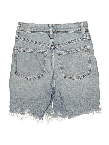 Madewell High-Rise Mid-Length Denim Shorts in Lawndale Wash: TENCEL&trade; Lyocell Edition (view 2)